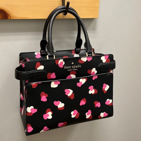kate spade heart print handbag - Picture 1 of 4